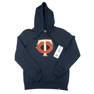 NEW - 47 Brand - Women's MLB Minnesota Twins Hoodie, Navy Medium